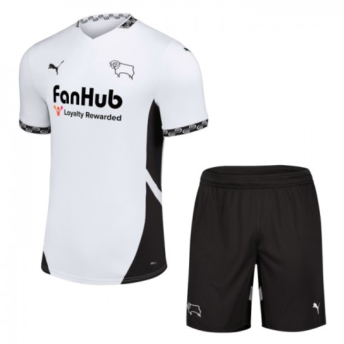 Divisa Derby County Primo 2024-25 Maniche Corte - Bambino Divisa Derby County Primo 2024-25 Maniche Corte - Bambino